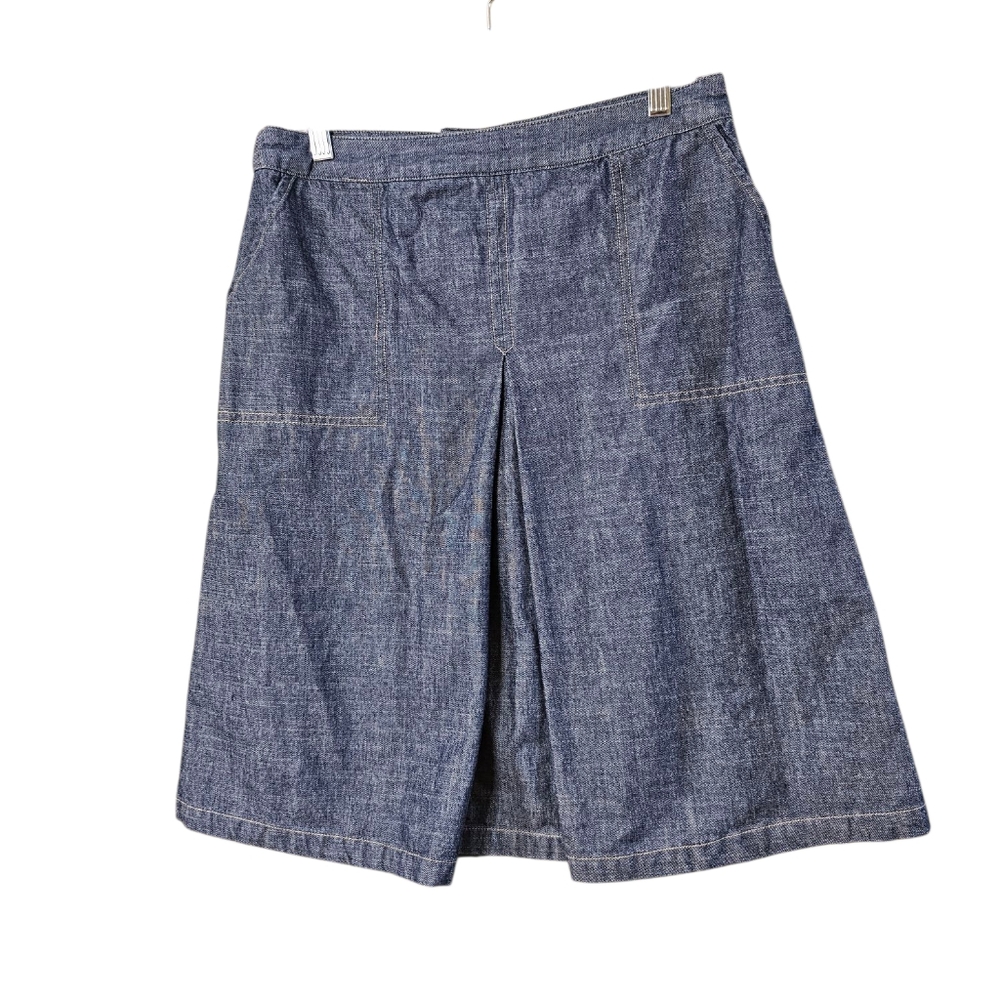 Eddie Bauer Blue Denim Skirt Size 6